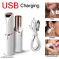 Portable Precision Electric Eyebrow Trimmer with Built-in LED Light